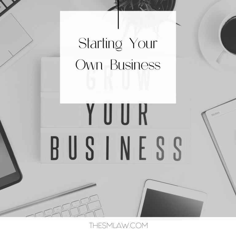 Starting Your Own Business!