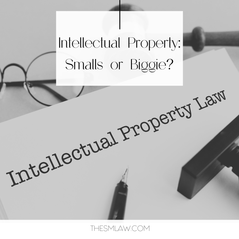 Intellectual Property: Smalls or Biggie?