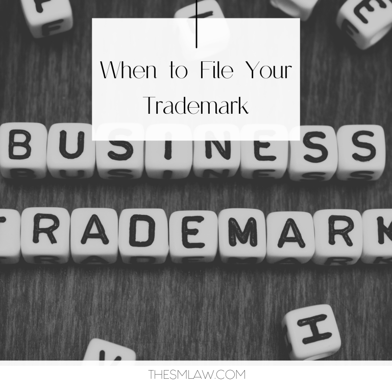 When To File Your Trademark!