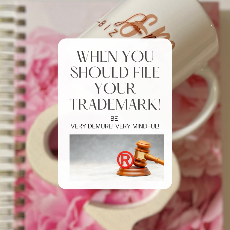 When To File Your Trademark!